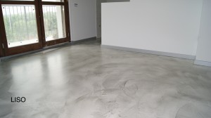 pavimento in resina effetto cemento