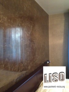 Stucco veneziano colore marrone